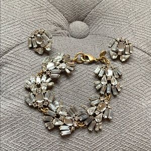 J. Crew Bracelet and Earrings set